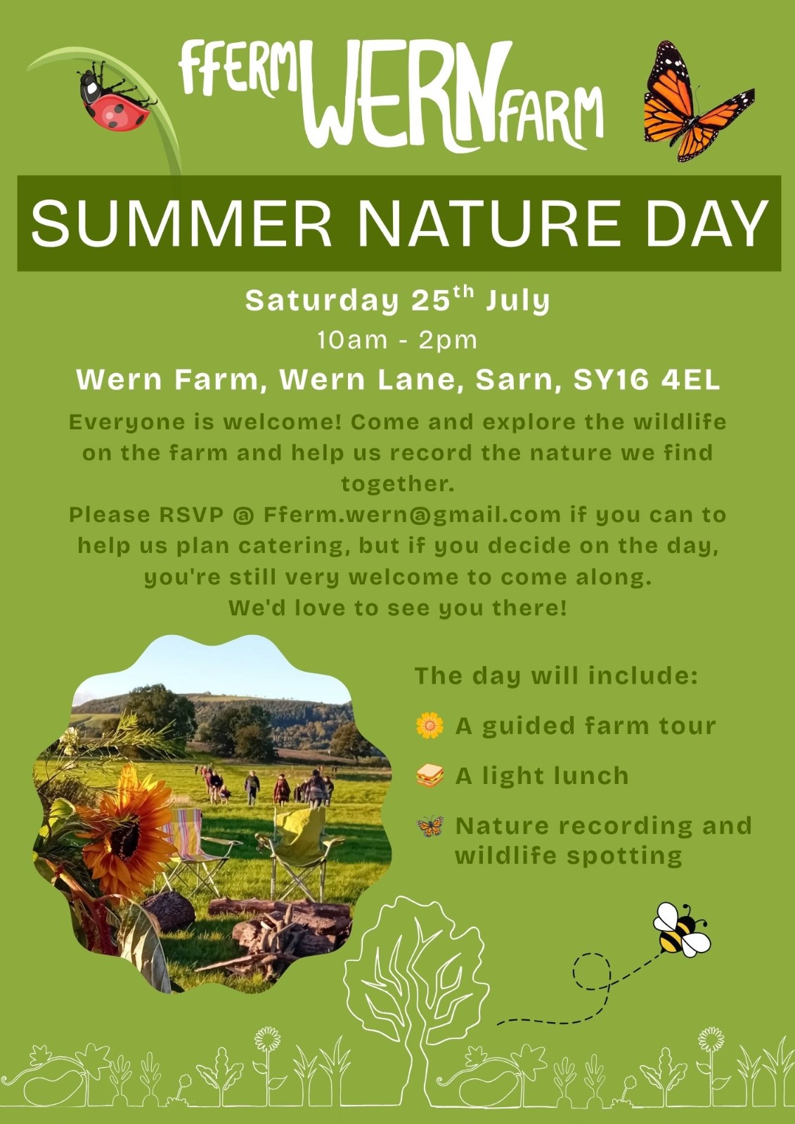 Wern Farm Nature Day- 25th July
